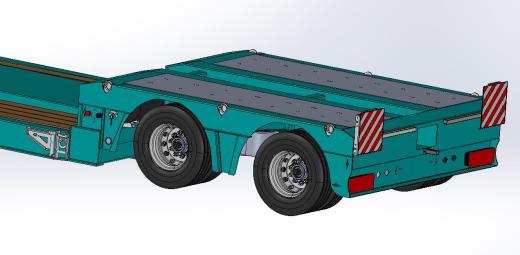 低床拖车 2axle缩略图
