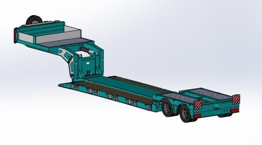 低床拖车 2axle缩略图