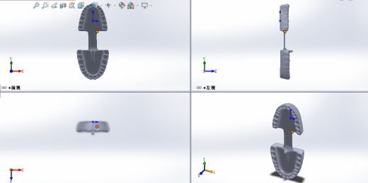 牙齿模型建模三维SW2016无参缩略图