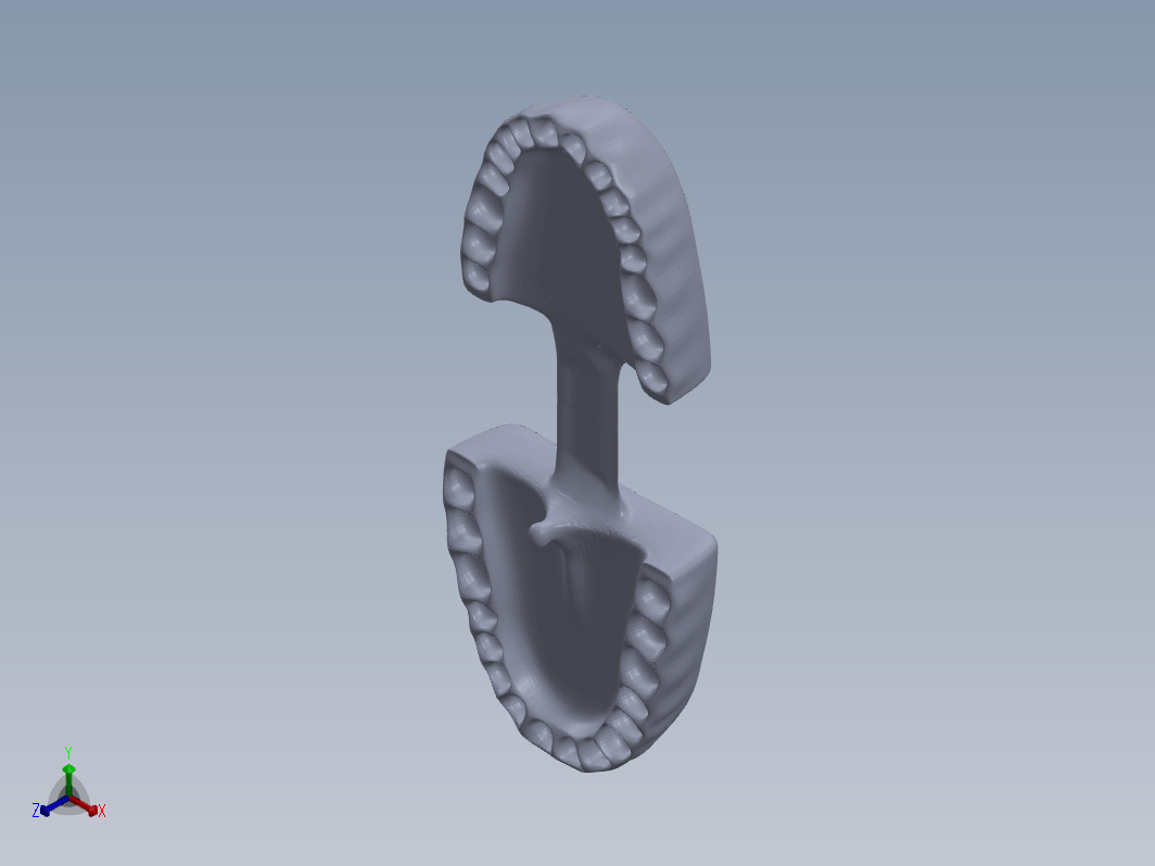 牙齿模型建模三维SW2016无参