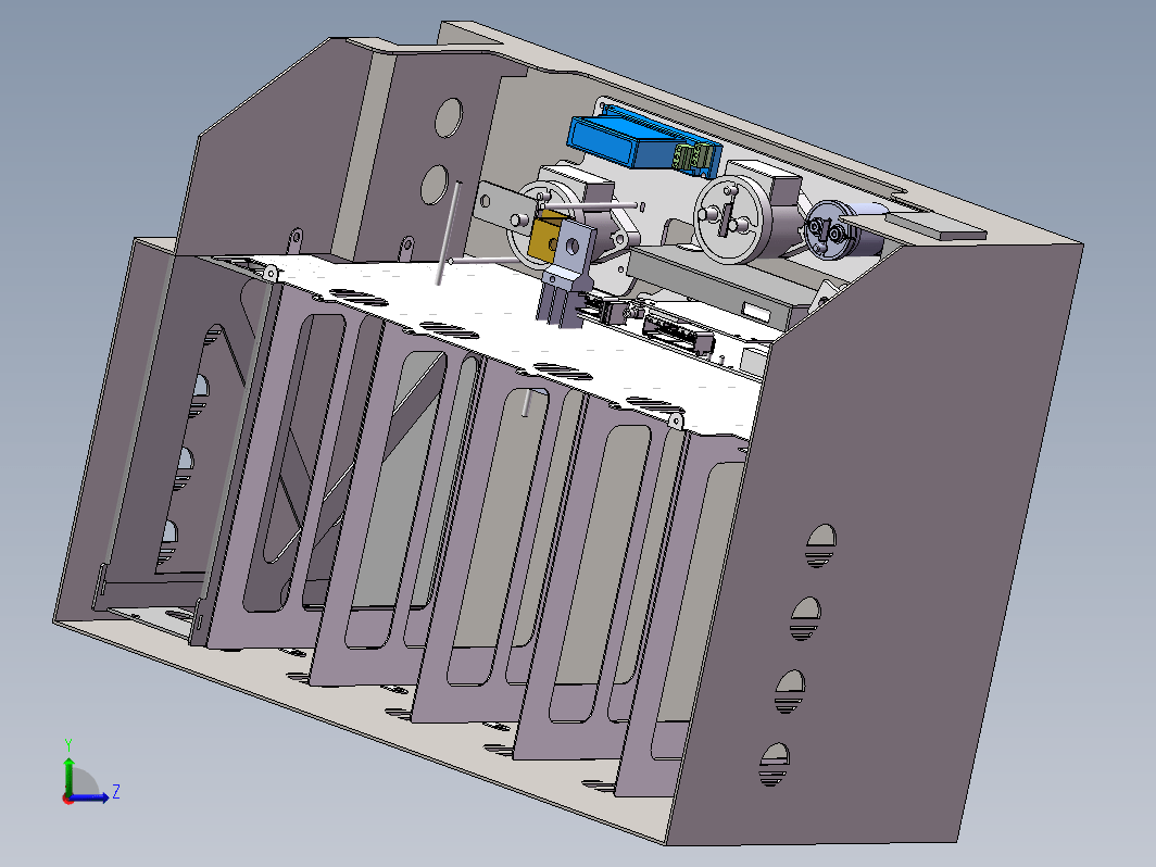 大学生方程式赛车电池箱模型