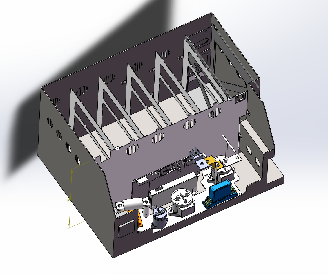 大学生方程式赛车电池箱模型