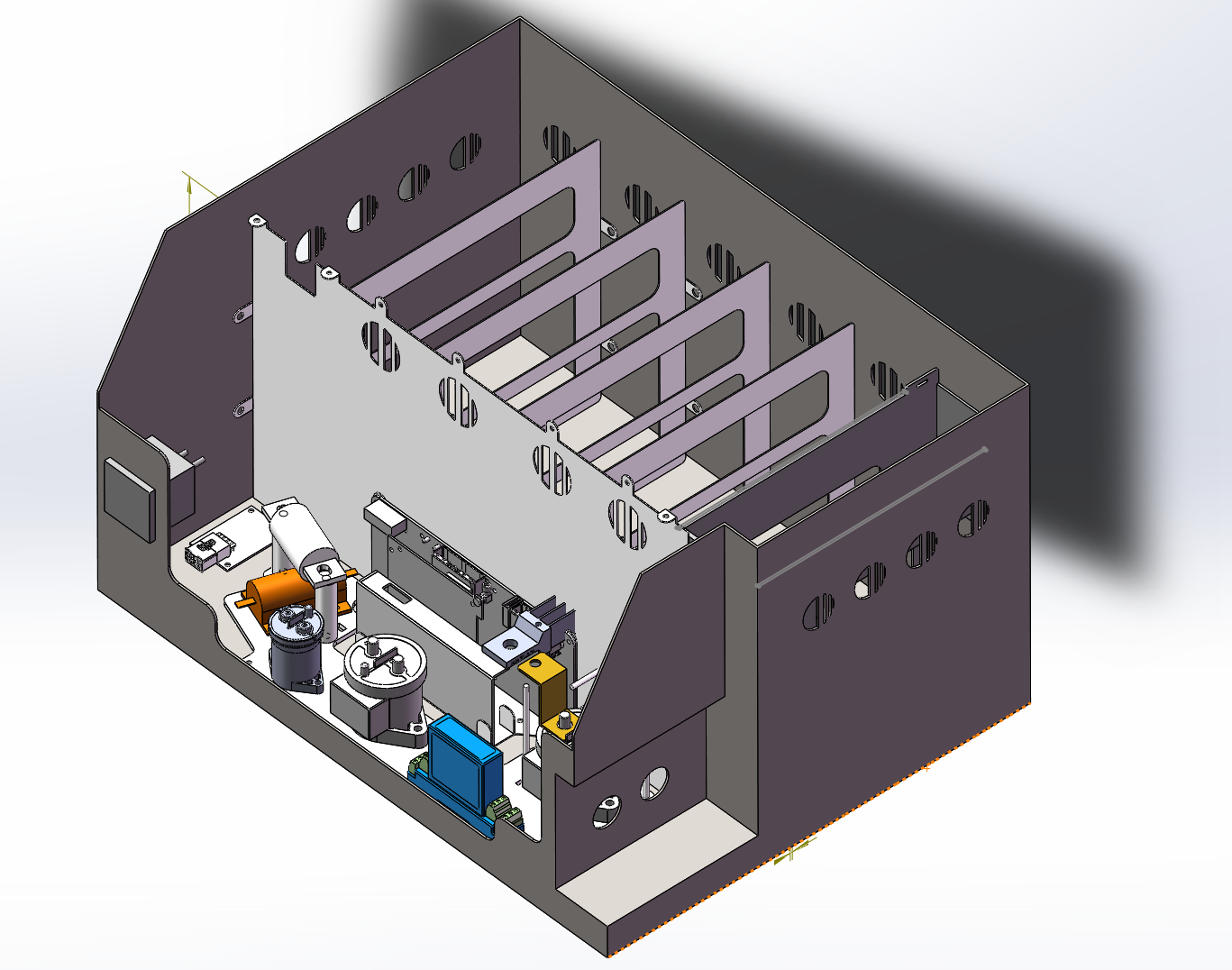 大学生方程式赛车电池箱模型