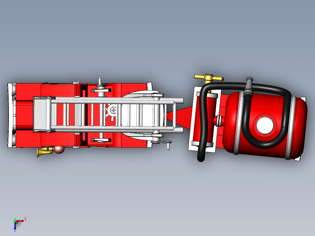 toy-fire-truck消防车玩具模型