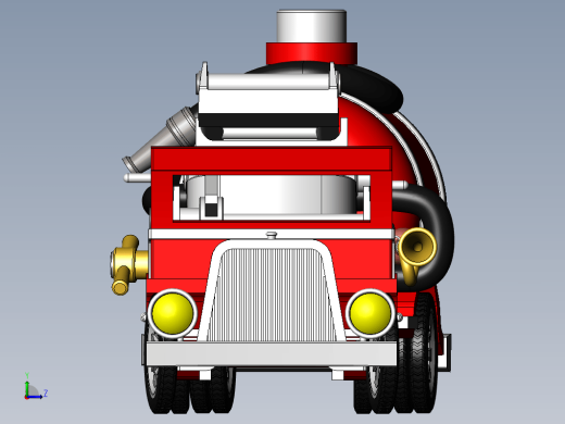 toy-fire-truck消防车玩具模型缩略图