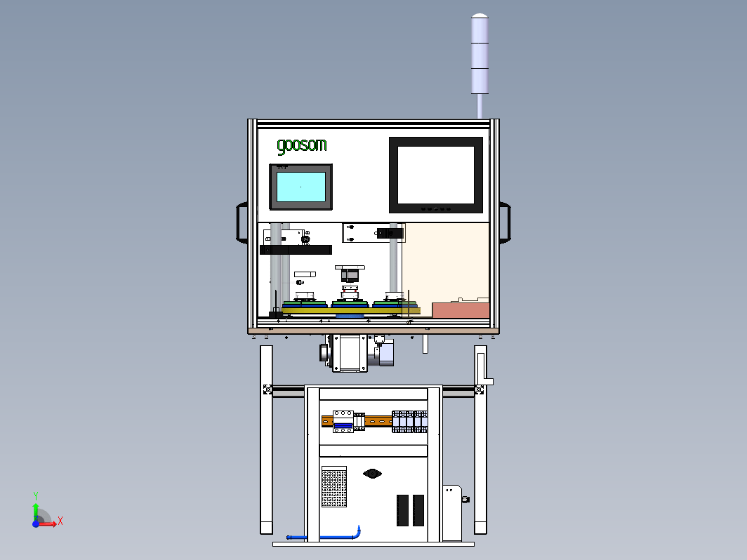 自动铆接刷油机