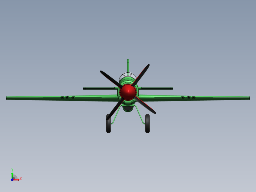 P-51野马战斗机模型3D图纸缩略图