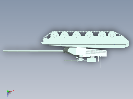 坦克ug建模 3D模型缩略图
