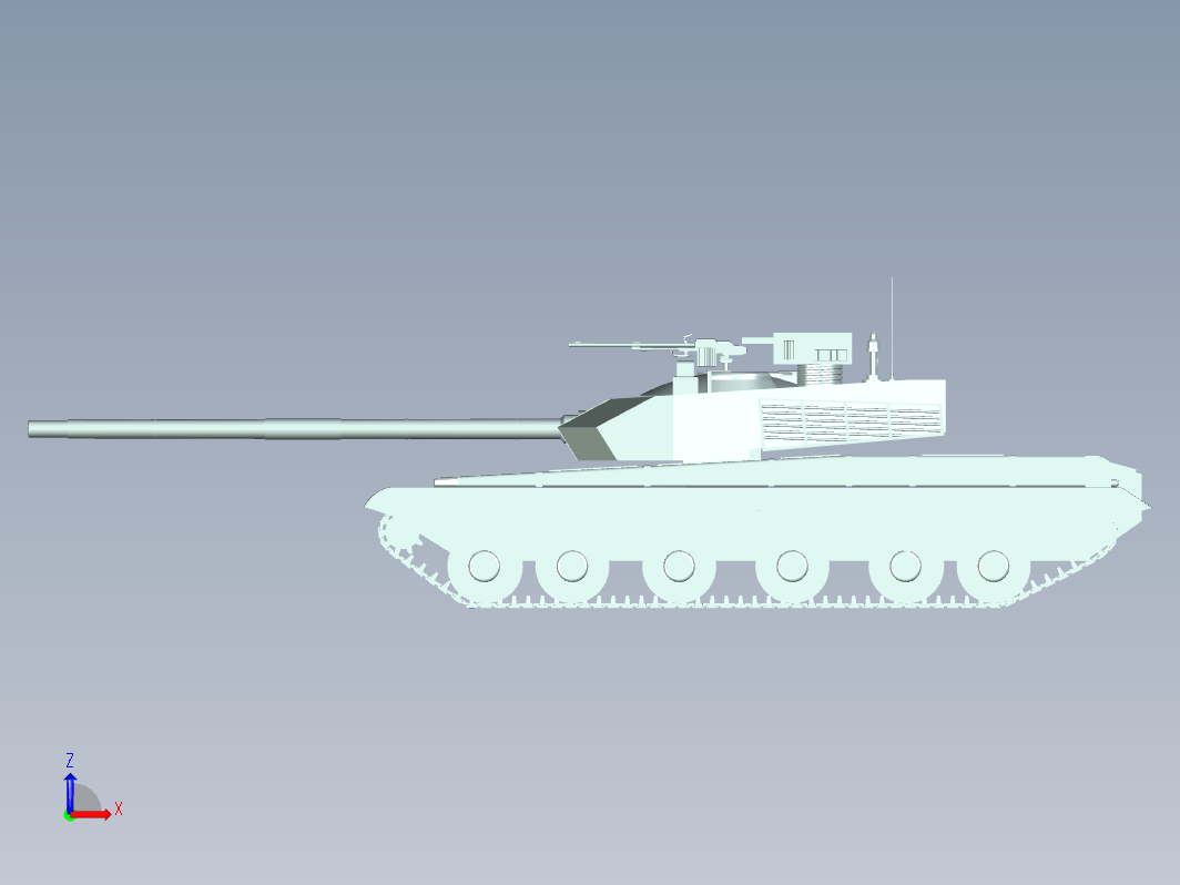 坦克ug建模 3D模型