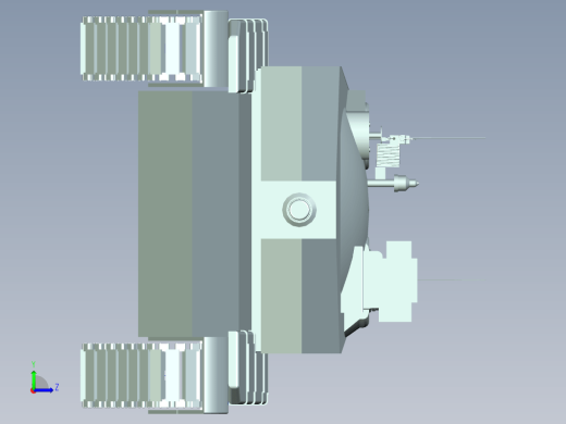 坦克ug建模 3D模型缩略图
