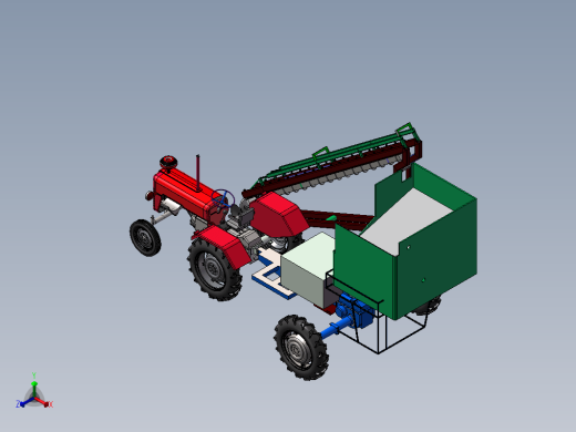悬挂式大葱收获机三维SW2016无参缩略图