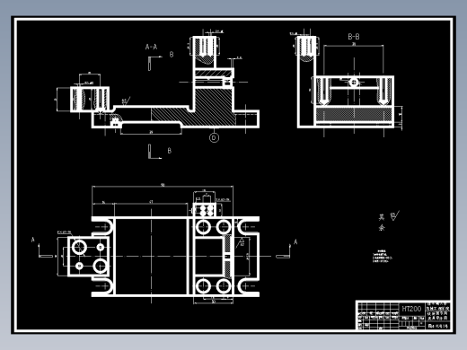 柴油机摇臂轴座铣底面专用铣床夹具夹具体零件图缩略图