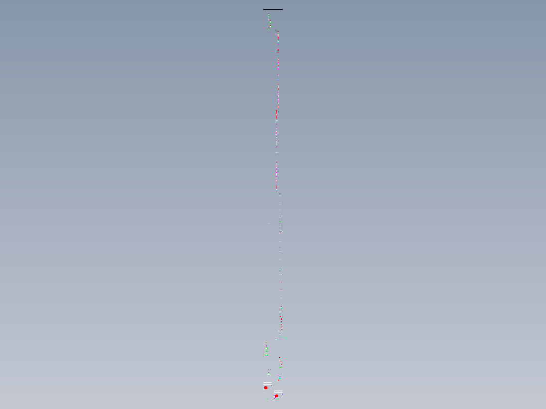 DN400PVC排气烟囱钢支架设计图