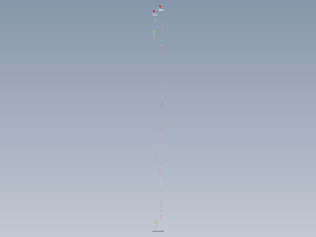 DN400PVC排气烟囱钢支架设计图