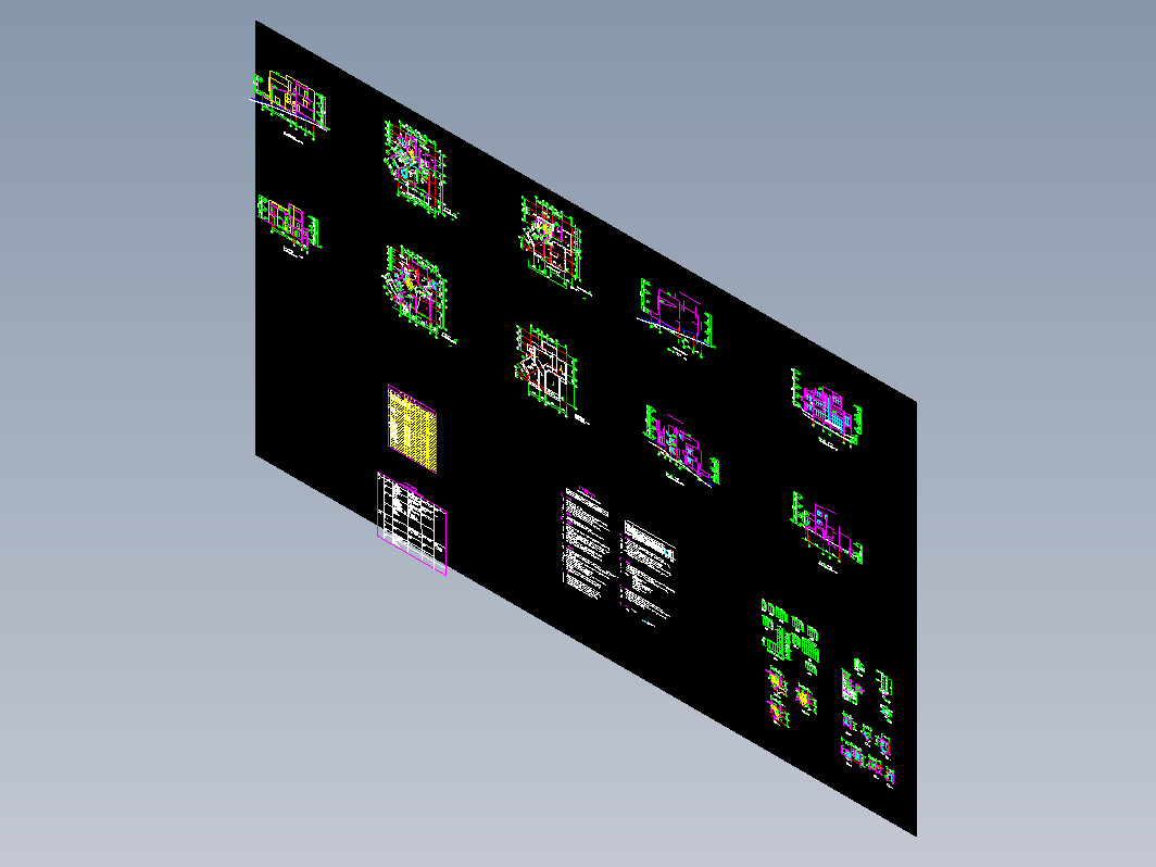 别墅排屋CAD-A型