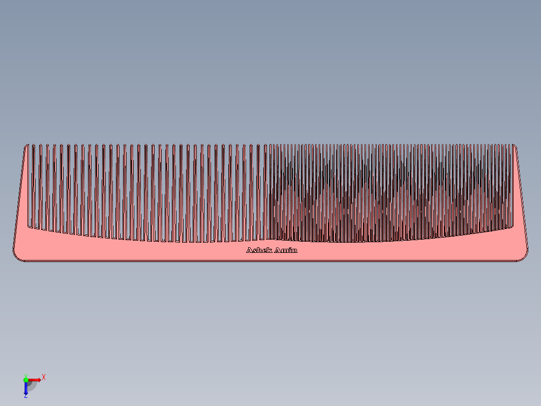 头发梳子模型2