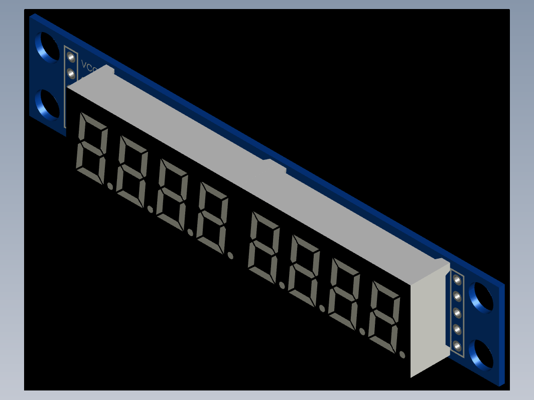 板2x4显示7段