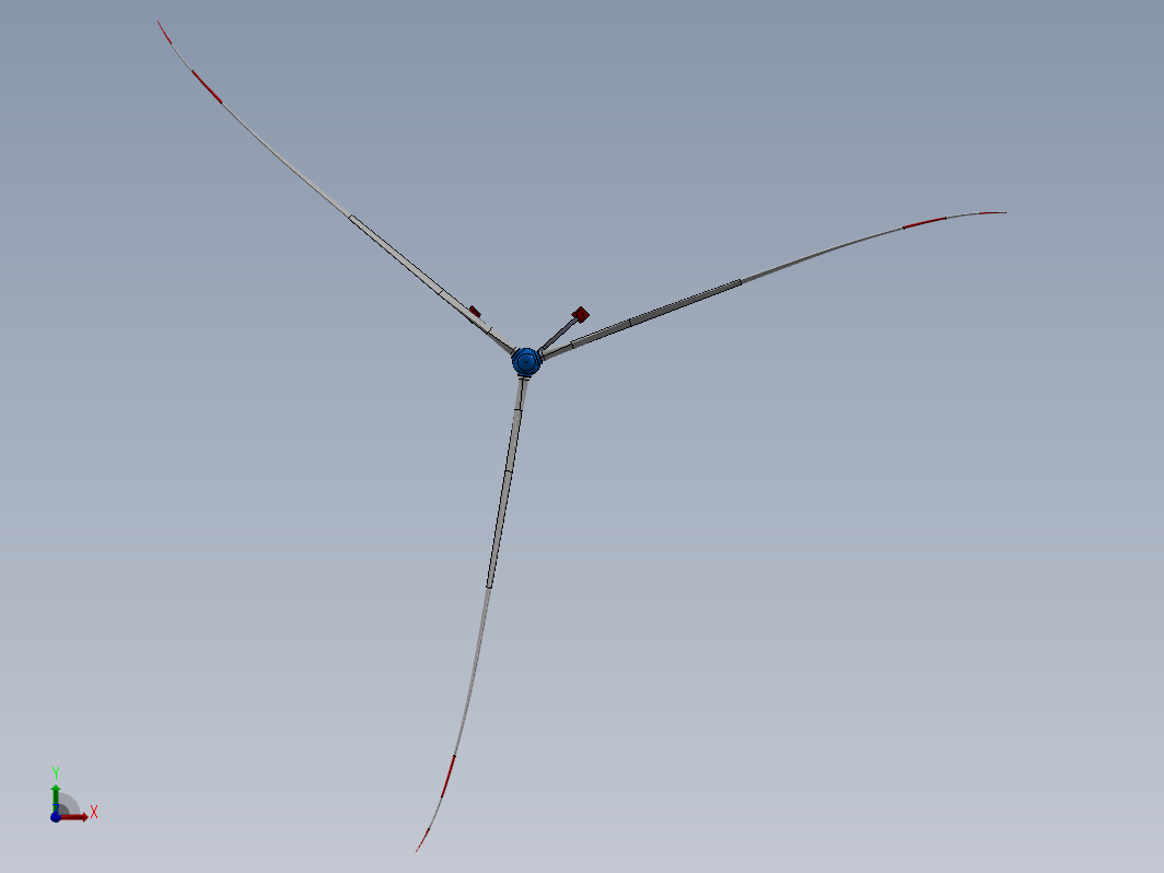 风电叶轮支架模型