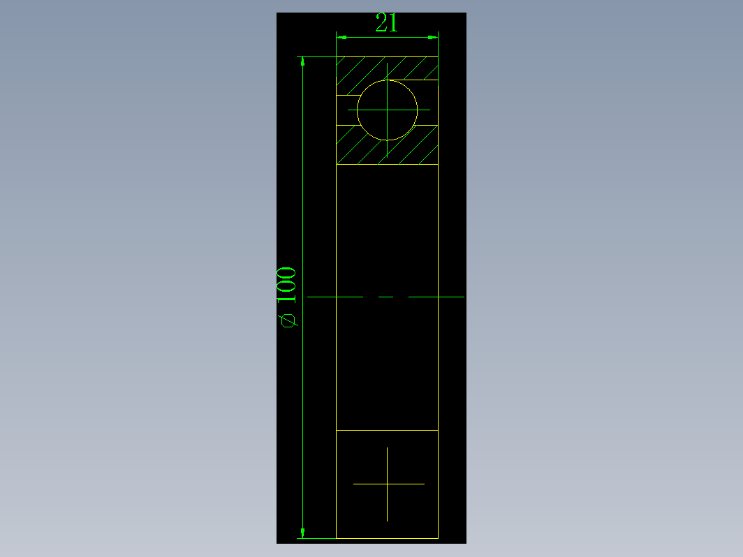 角接触球轴承(GB292-83)7211