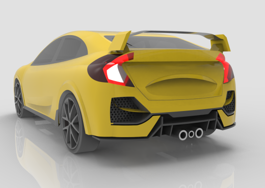 Honda Civic Type-R 2020轿车外壳缩略图