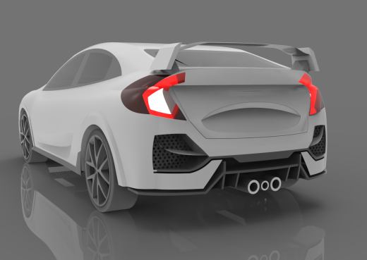Honda Civic Type-R 2020轿车外壳缩略图