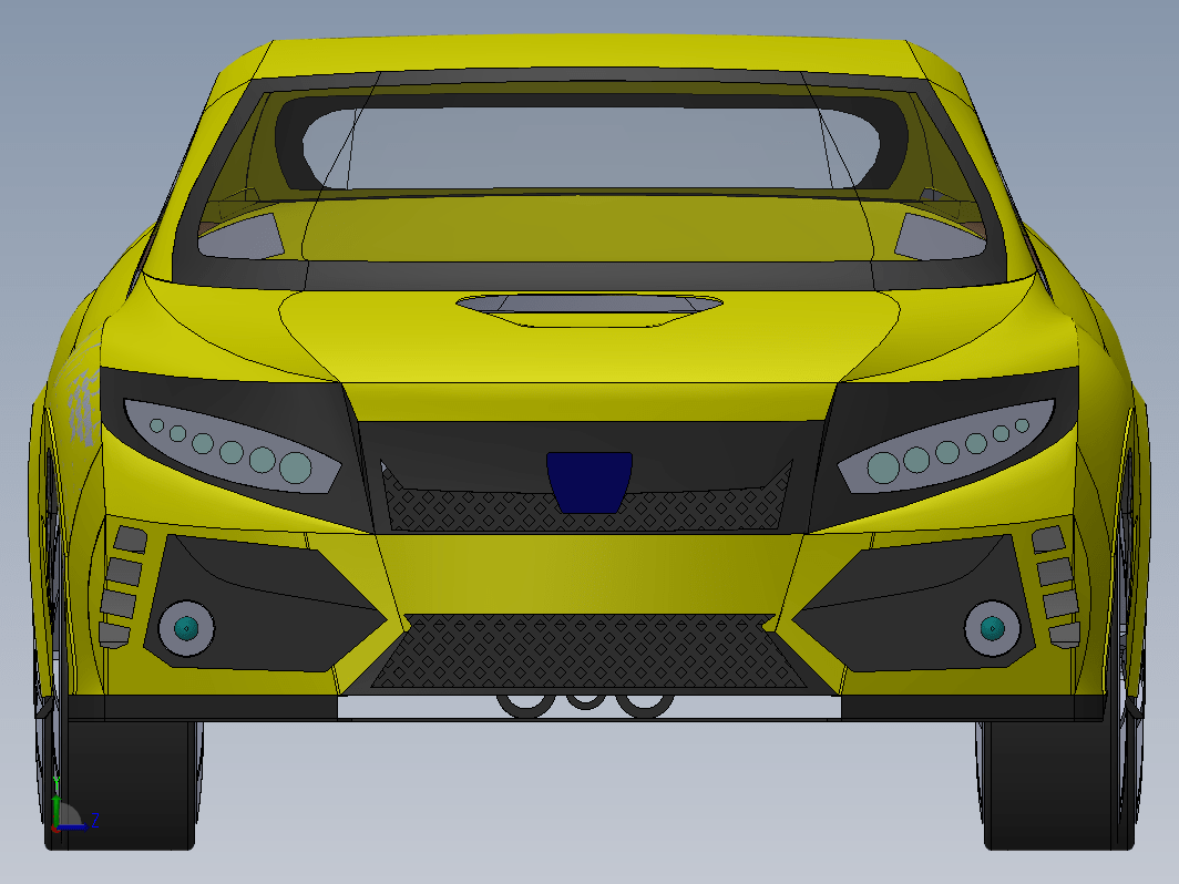 Honda Civic Type-R 2020轿车外壳