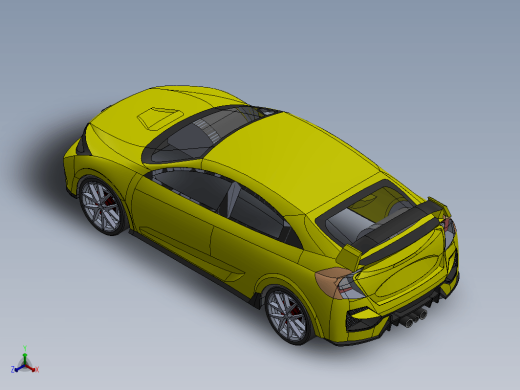 Honda Civic Type-R 2020轿车外壳缩略图