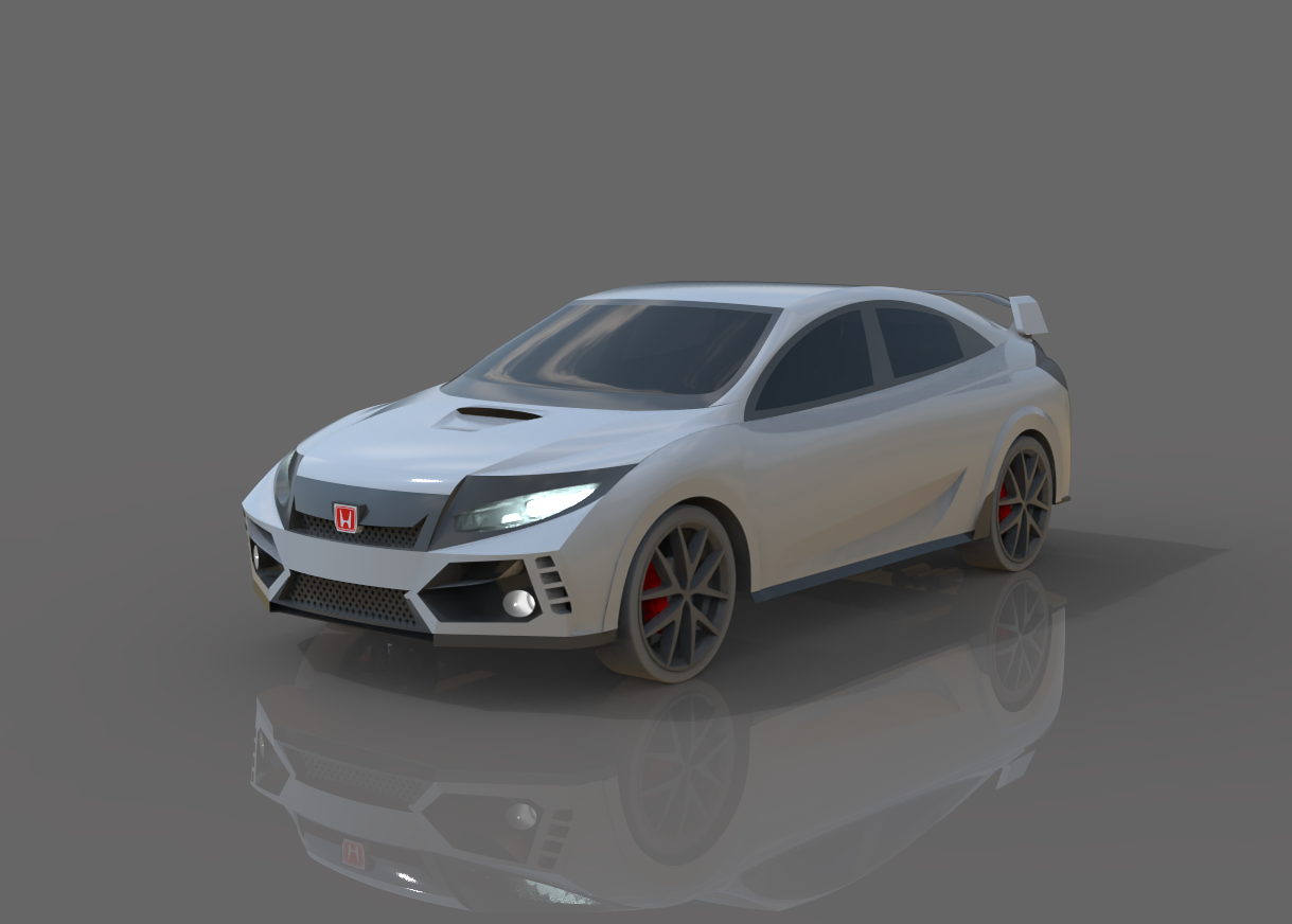 Honda Civic Type-R 2020轿车外壳