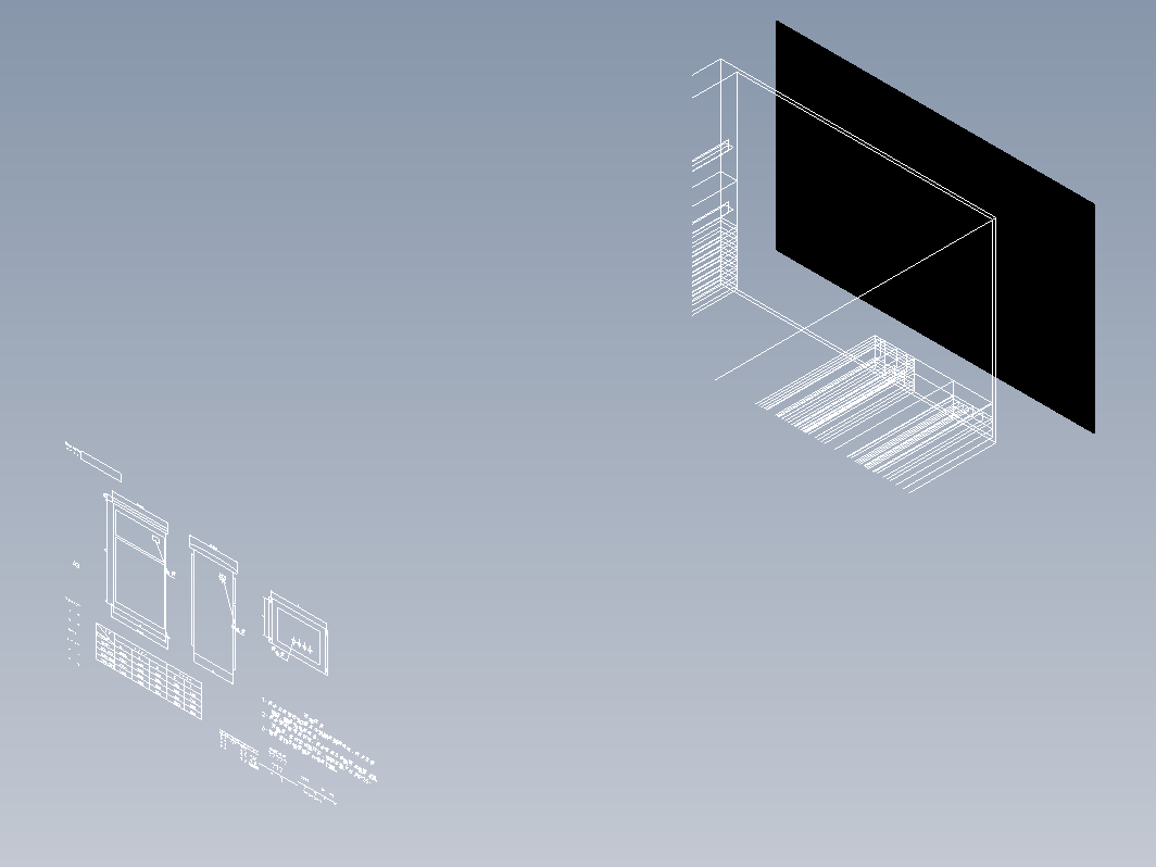 SNDZ-0.4型综合配电箱外形图（立式）