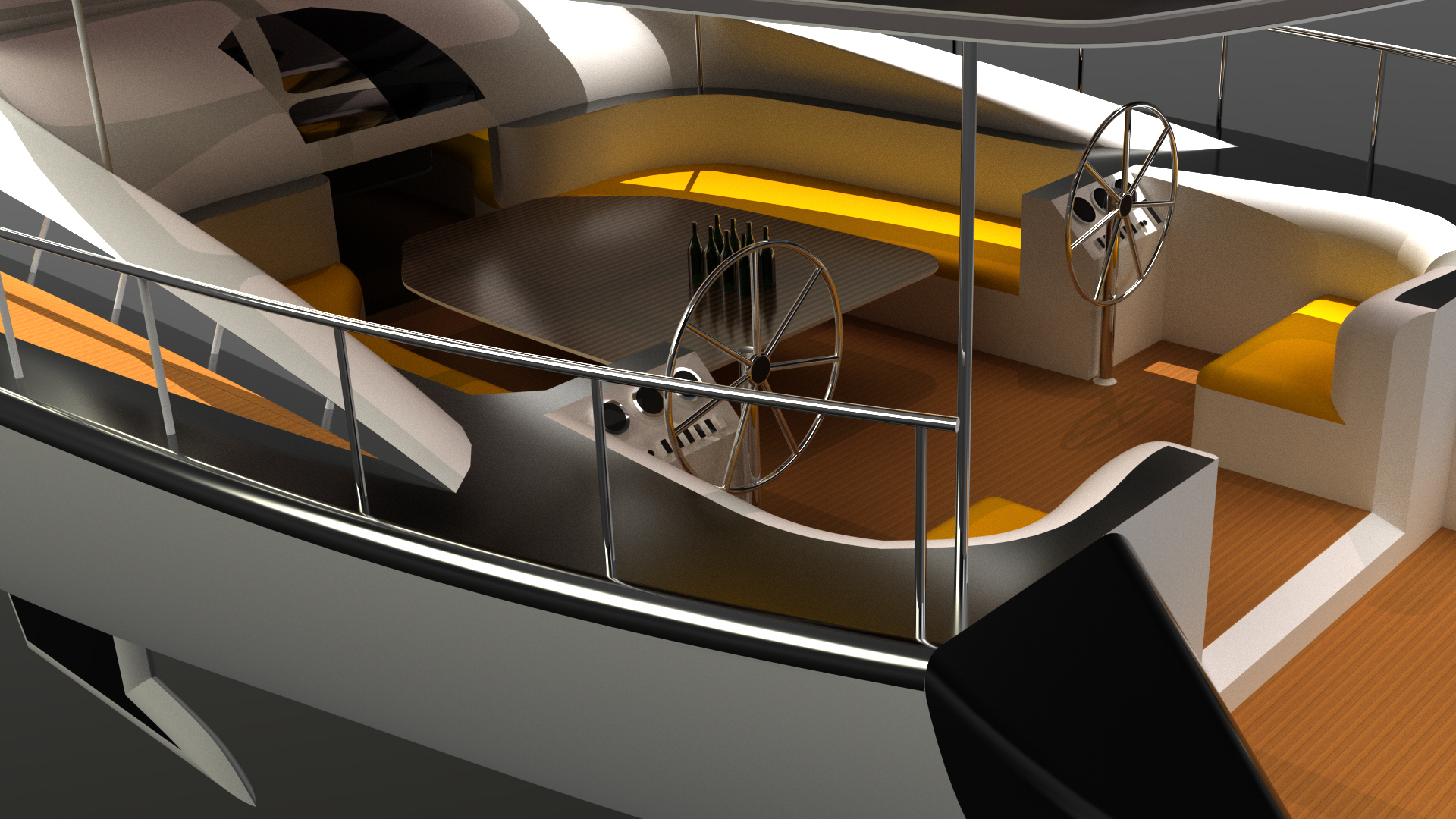 Sailing Yacht NOVA 24米帆船造型