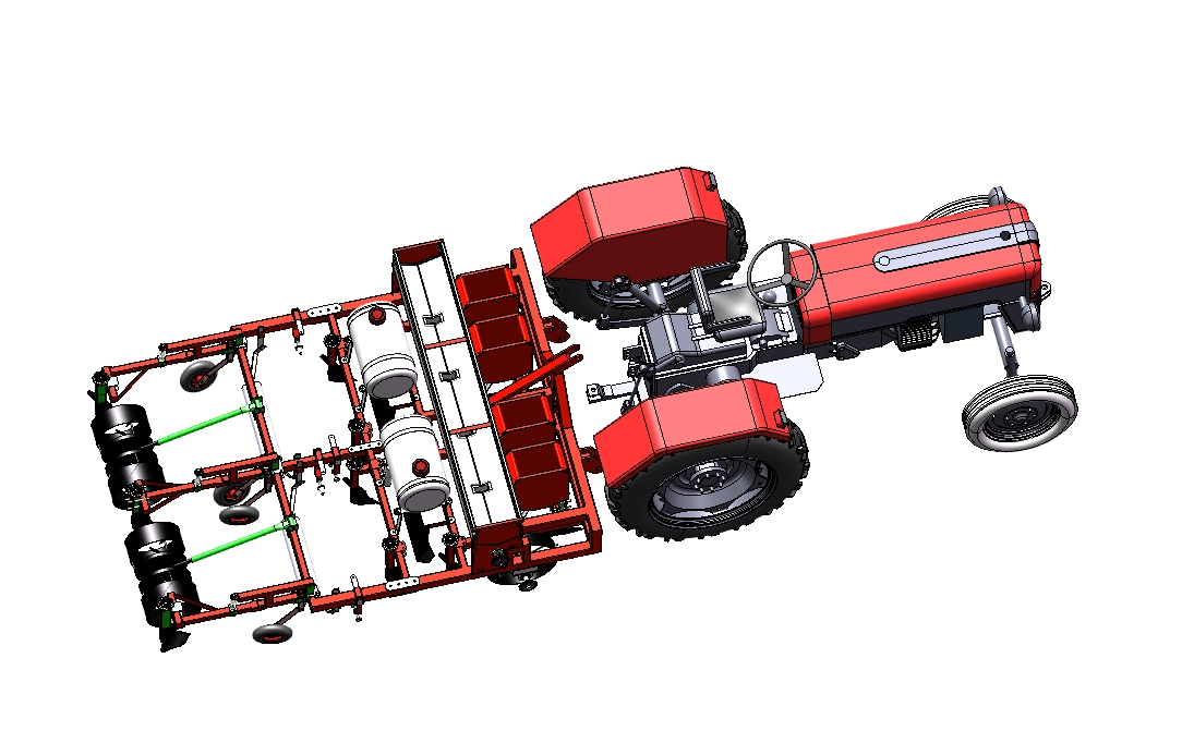 油菜免耕播种机三维SW2022带参+CAD+说明书