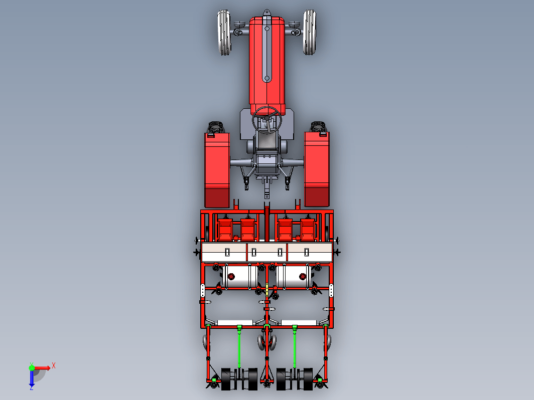 油菜免耕播种机三维SW2022带参+CAD+说明书