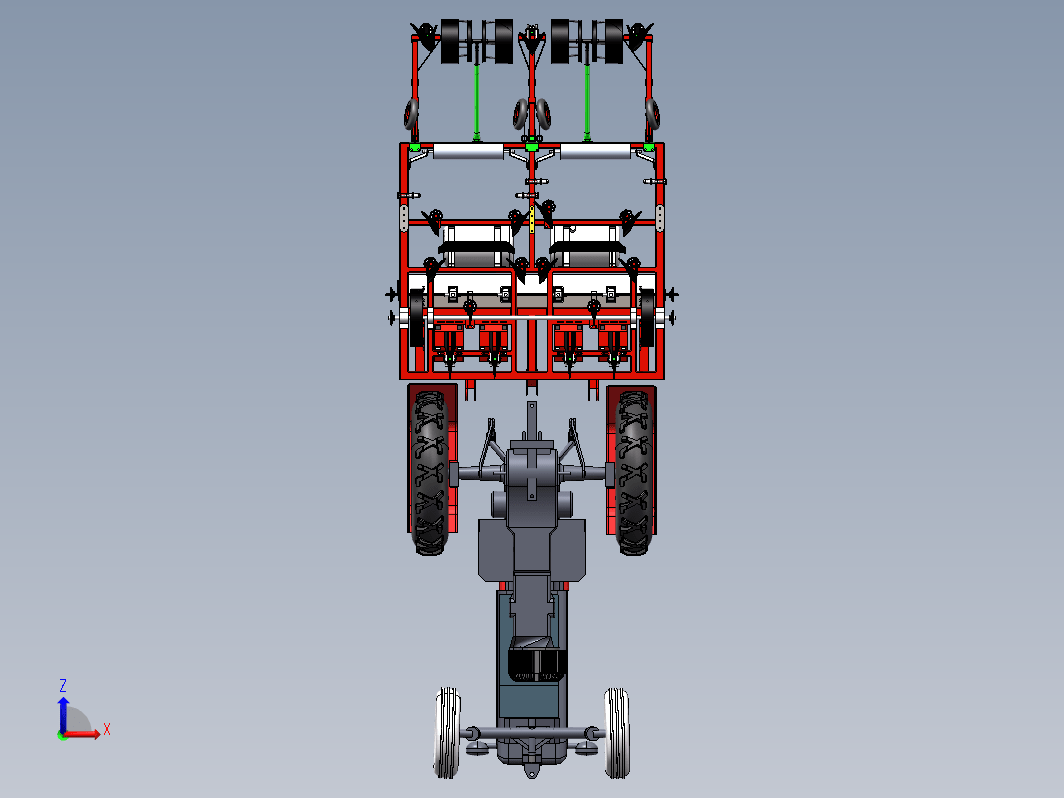 油菜免耕播种机三维SW2022带参+CAD+说明书