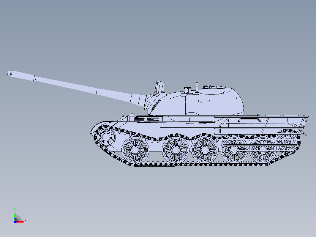 T-55A主战坦克