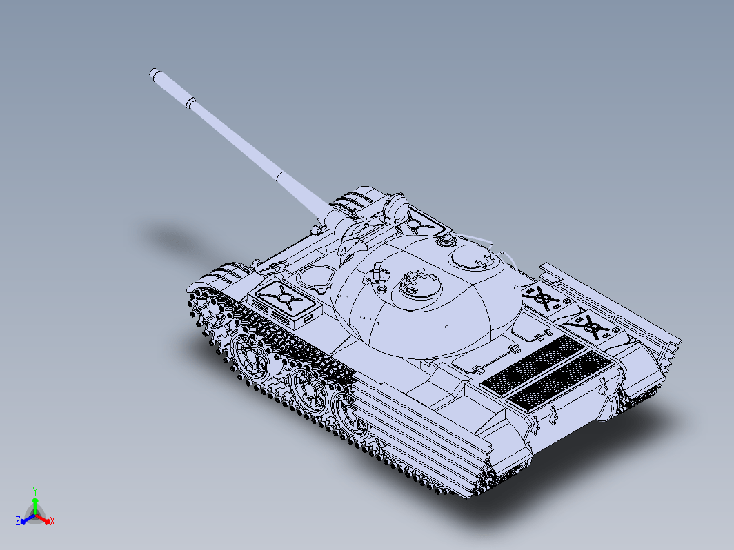 T-55A主战坦克