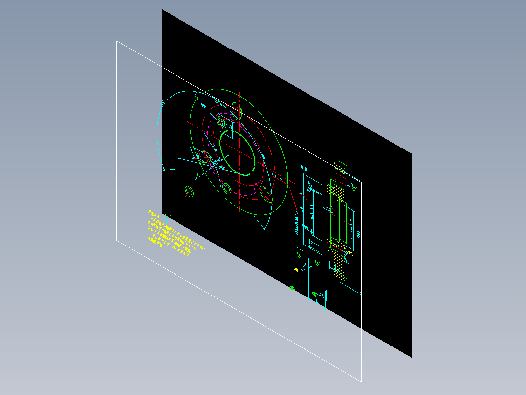 法兰盘CAD