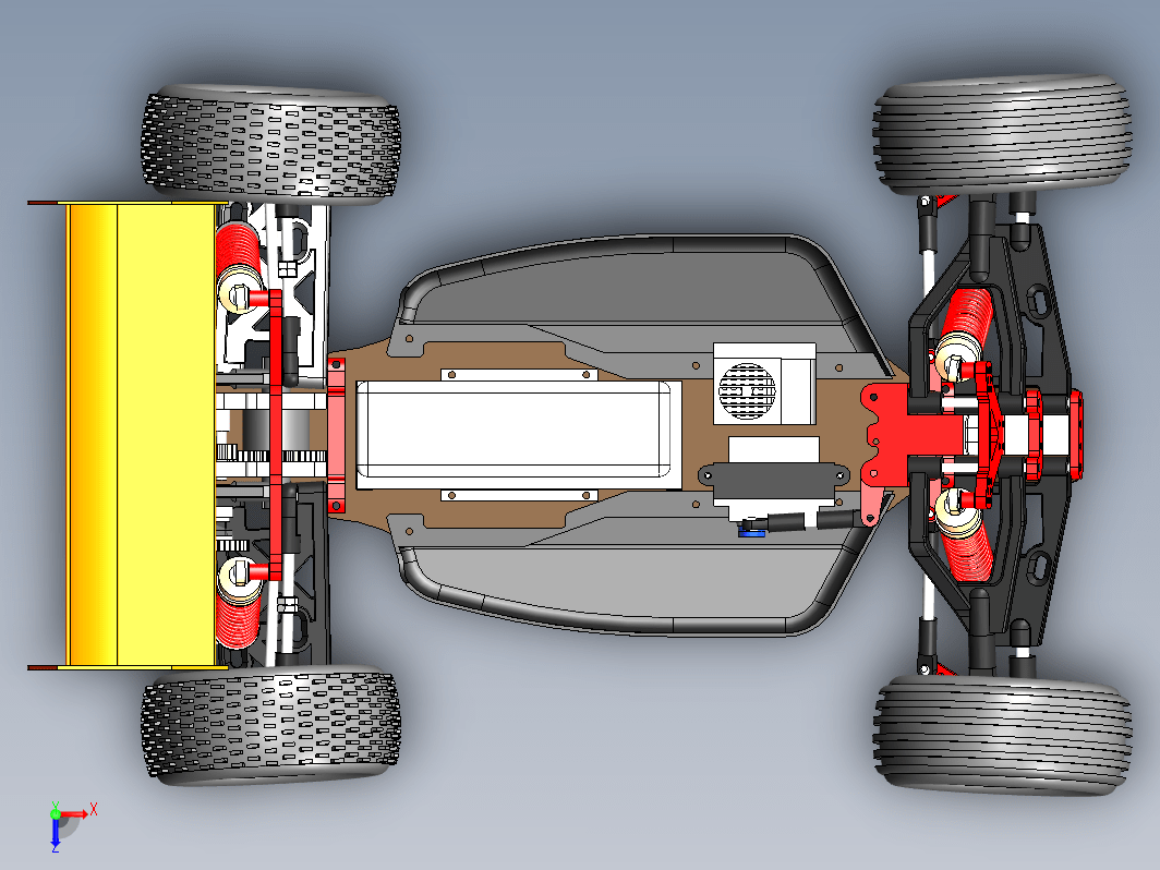 4x2 TT brushless遥控模型车