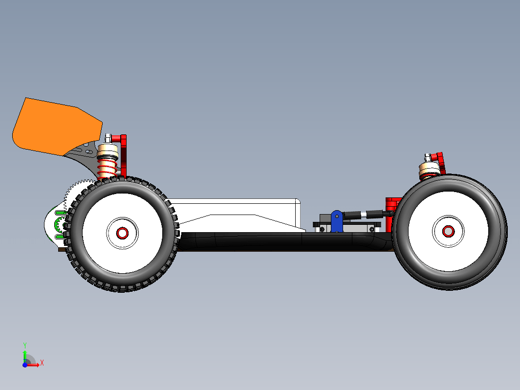 4x2 TT brushless遥控模型车