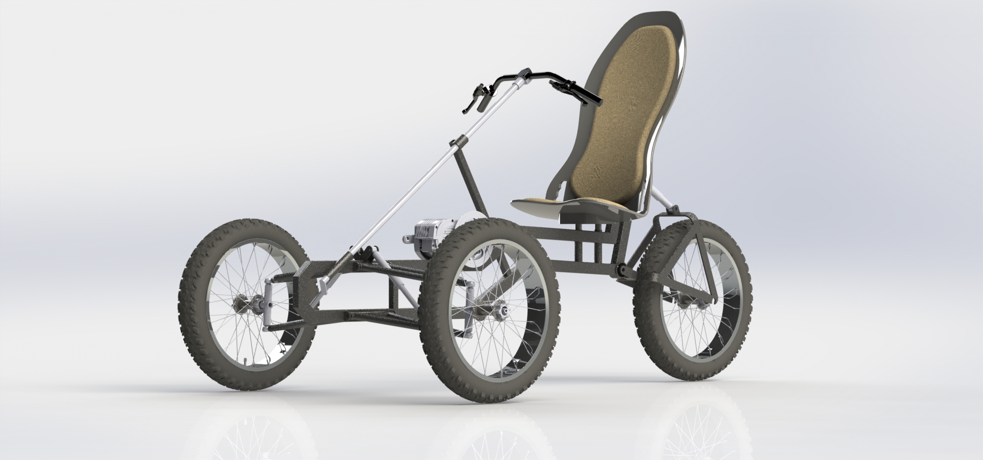 轻型踏板辅助三轮车 Lightweight tricycle