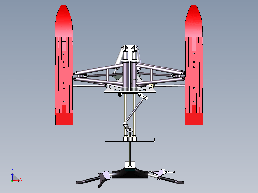 雪橇前部结构 Assy front