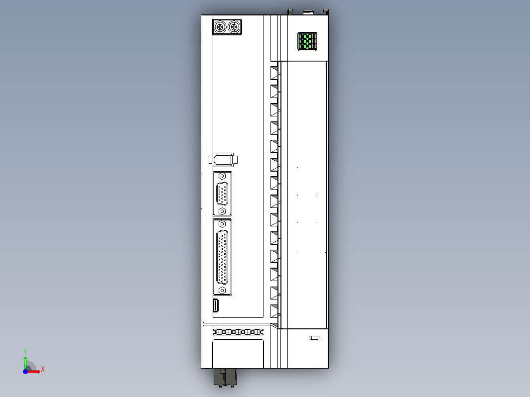 01052228-WXSTEP_B00(整机3D模型) 伺服驱动器