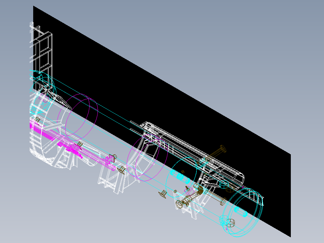 AUTOCAD真空吸尘器塔图纸