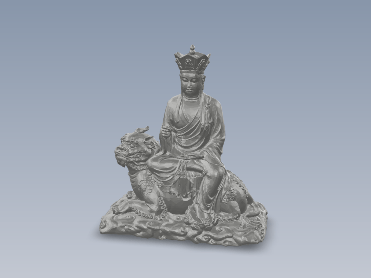 地藏王菩萨，模型