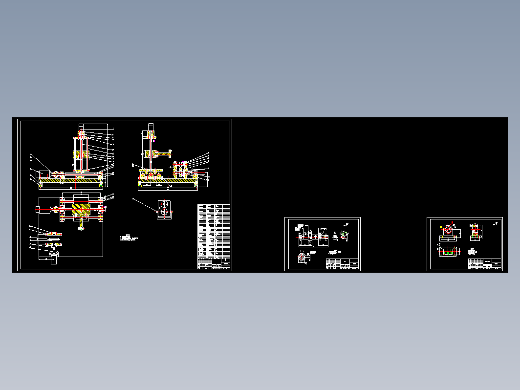 自动电焊机机械结构设计+CAD+说明书