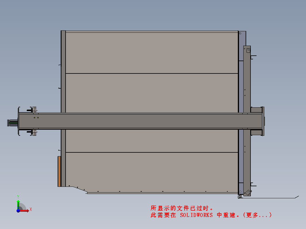 电梯SW模型三维SW2015带参