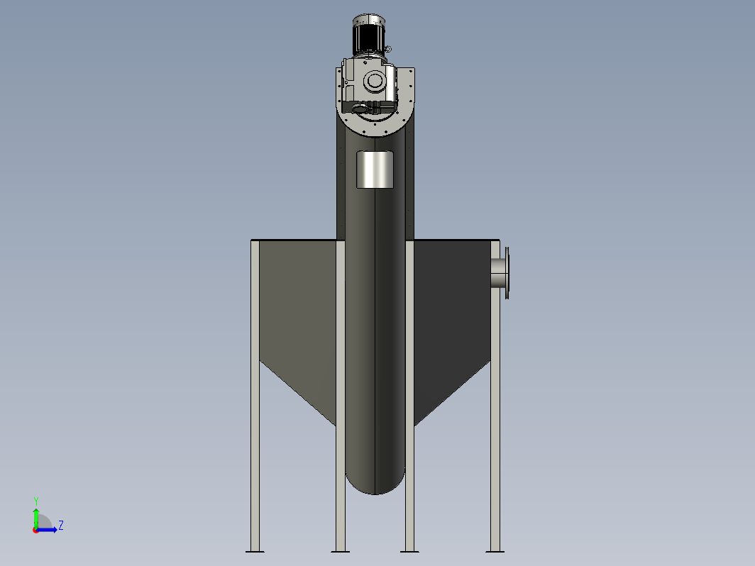 砂水分离器模型图