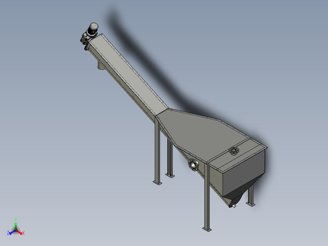 砂水分离器模型图