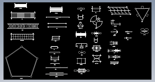 F0550-健身器材CAD简图