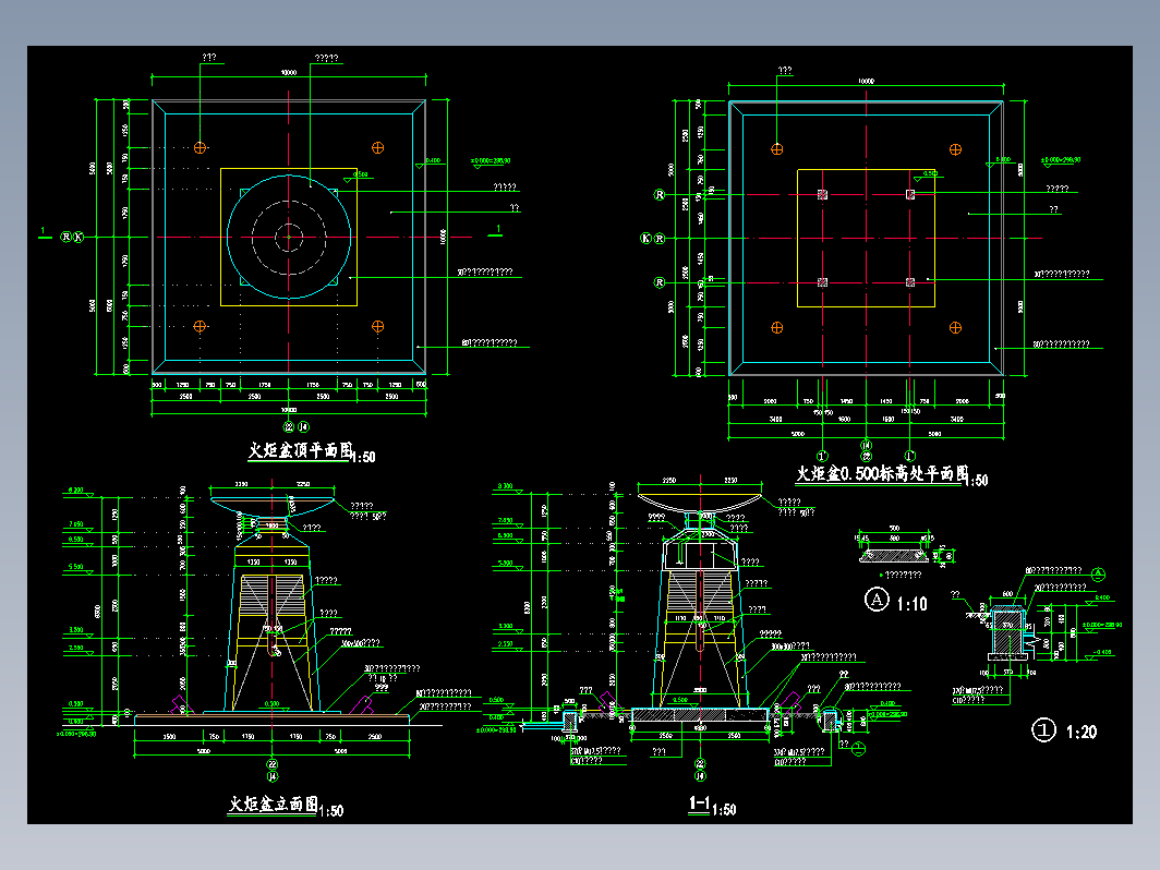 插花艺术景观小品设计CAD-另类003