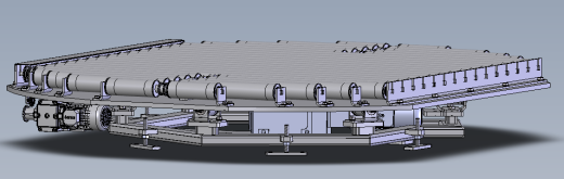 旋转滚筒输送机